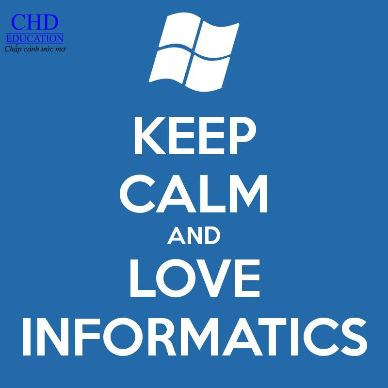 keep calm and- love informatics