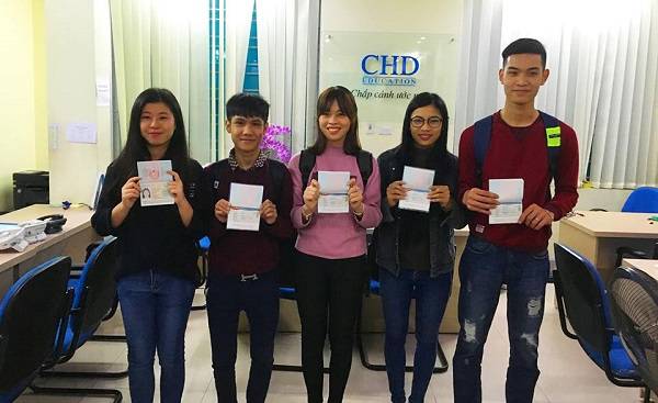 Các học sinh của CHD đạt được visa ưu tiên du học Hàn Quốc