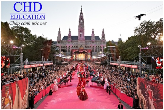 Du học Áo - Lễ hội khiêu vũ Life Ball ở Vienna