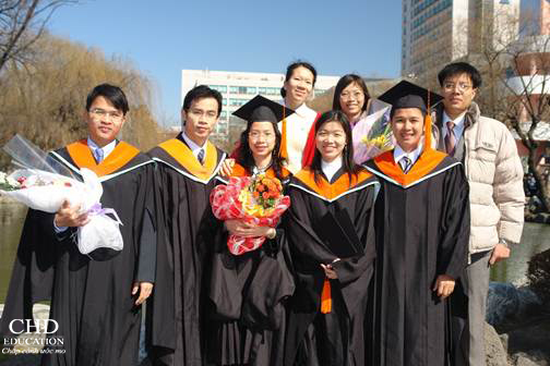 Sinh viên du học Hàn Quốc tại trường Đại học tổng hợp Kyungbuk