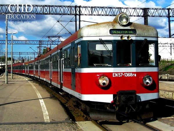 Giao thông ở Ba Lan - Phương tiện Xe lửa quốc tế