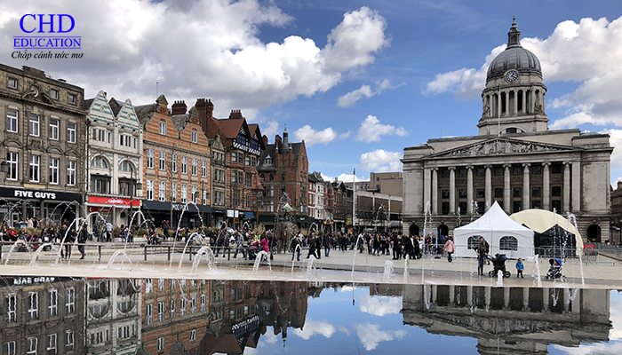 Nottingham - Thành phố cho du học sinh tại Anh