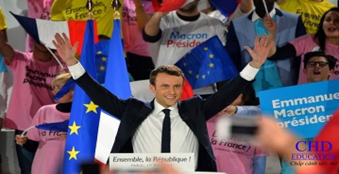Ông Emmanuel Macron đắc cử tổng thống –  triển vọng cho du học sinh Pháp