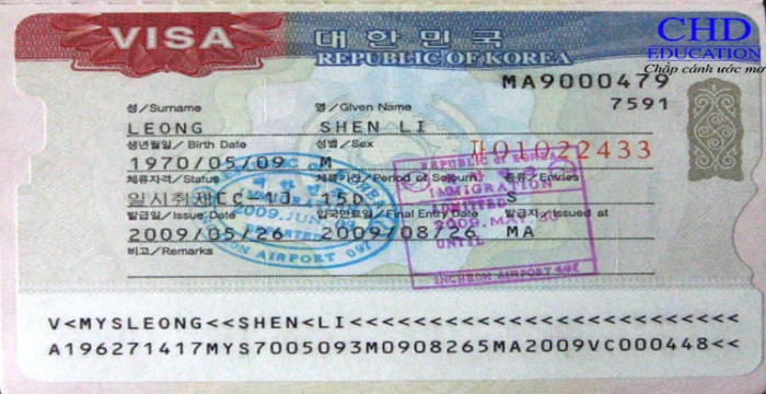 Visa thương mại Hàn Quốc - Visa nhập cảnh vào Hàn Quốc