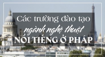 CÁC TRƯỜNG ĐÀO TẠO NGÀNH NGHỆ THUẬT NỔI TIẾNG Ở PHÁP