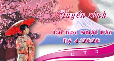 DU HỌC NHẬT BẢN KỲ THÁNG 4/2020