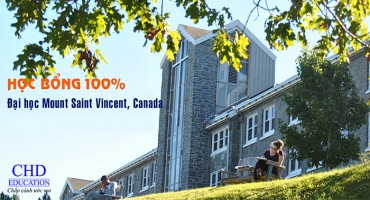 HỌC BỔNG 100% - TRƯỜNG ĐẠI HỌC MOUNT SAINT VINCENT, CANADA