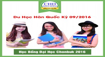 Học bổng du học Hàn Quốc trường Đại học quốc gia Chonbuk