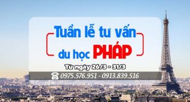 HOT! TUẦN LỄ VÀNG  - TƯ VẤN MIỄN PHÍ DU HỌC PHÁP 2019 CÙNG CHD