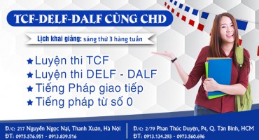 KHAI GIẢNG KHÓA HỌC TIẾNG PHÁP