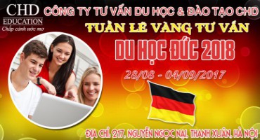 Tuần lễ Vàng Tư vấn Du học Đức kỳ hè 2018
