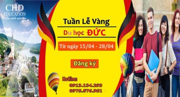 TUẦN LỄ VÀNG TƯ VẤN DU HỌC ĐỨC TỪ 15/04/2019 – 28/04/2019