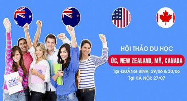 TƯNG BỪNG HỘI THẢO DU HỌC ÚC, NEW ZEALAND, MỸ, CANADA NĂM 2019