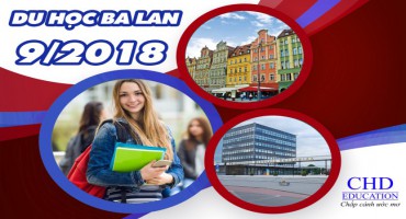 TUYỂN SINH DU HỌC BA LAN KỲ THÁNG 9/2018