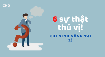 6 SỰ THẬT THÚ VỊ KHI SINH SỐNG TẠI BỈ