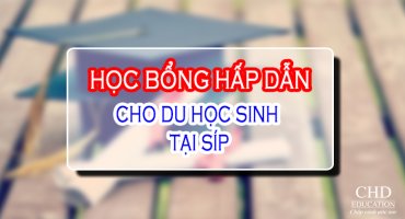 HỌC BỔNG HẤP DẪN CHO DU HỌC SINH TẠI SÍP