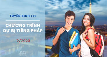 TUYỂN SINH CHƯƠNG TRÌNH DỰ BỊ TIẾNG THÁNG 9-2020