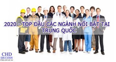 2020 - TOP ĐẦU CÁC NGÀNH NỔI BẬT TẠI TRUNG QUỐC