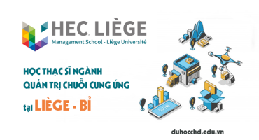 HỌC THẠC SỸ NGÀNH QUẢN TRỊ CHUỖI CUNG ỨNG TẠI TRƯỜNG ĐẠI HỌC LIÈGE