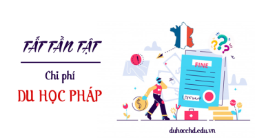DU HỌC PHÁP HẾT BAO NHIÊU TIỀN?