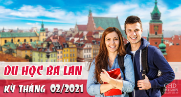 TUYỂN SINH DU HỌC BA LAN KỲ THÁNG 9/2021