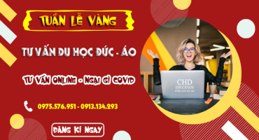 TUẦN LỄ VÀNG TƯ VẤN DU HỌC ĐỨC ÁO - MIỄN PHÍ 100%