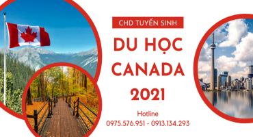 Tuyển sinh du học Canada 2021 - Đăng ký ngay - nhận quà liền tay