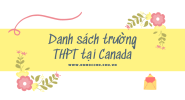 DANH SÁCH CÁC TRƯỜNG THPT TẠI CANADA