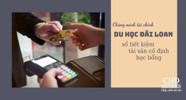 CHỨNG MINH TÀI CHÍNH DU HỌC ĐÀI LOAN