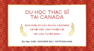 DU HỌC THẠC SĨ TẠI CANADA