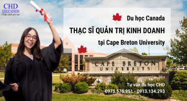 DU HỌC CANADA - THẠC SĨ QUẢN TRỊ KINH DOANH (MBA) TẠI CAPE BRETON UNIVERSITY
