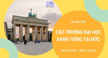 CÁC TRƯỜNG ĐẠI HỌC DANH TIẾNG CỦA ĐỨC