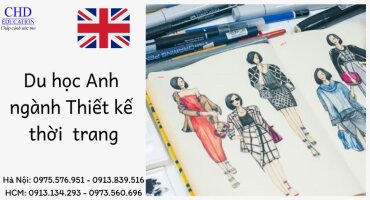 DU HỌC ANH NGÀNH THIẾT KẾ THỜI TRANG