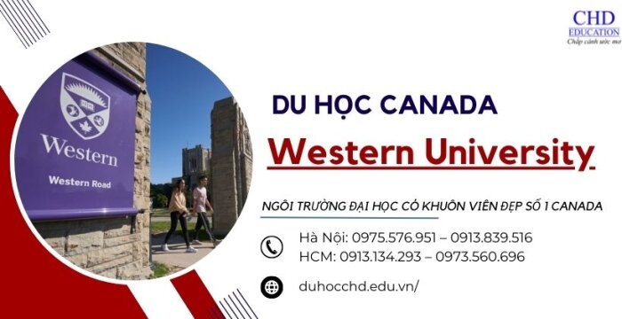 Du học Canada: trường Western University – Ngôi trường đại học có khuôn viên đẹp số 1 Canada