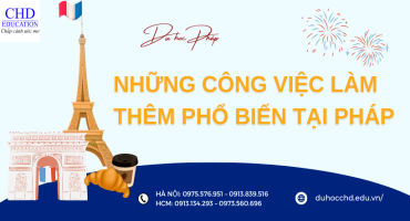 Những công việc làm thêm phổ biến tại Pháp