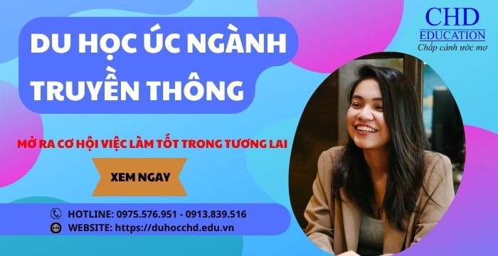 DU HỌC ÚC NGÀNH TRUYỀN THÔNG - MỞ RA CƠ HỘI VIỆC LÀM TỐT TRONG TƯƠNG LAI!