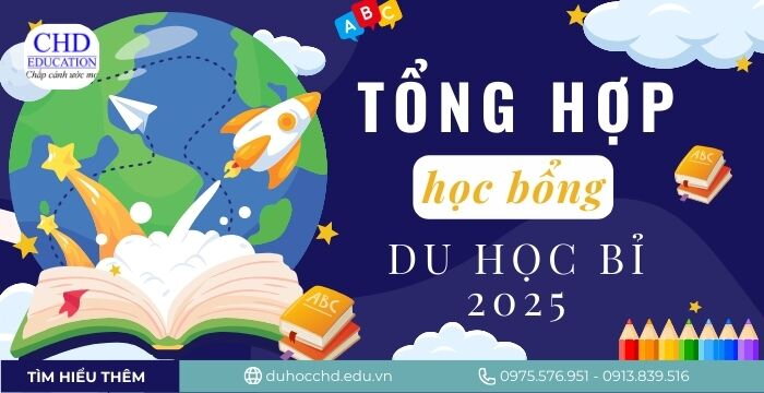 TỔNG HỢP HỌC BỔNG DU HỌC BỈ 2025 CHO SINH VIÊN QUỐC TẾ