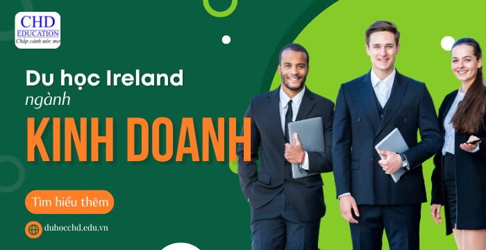 DU HỌC NGÀNH KINH DOANH TẠI IRELAND: CƠ HỘI NGHỀ NGHIỆP, MỨC LƯƠNG, ĐIỀU KIỆN, CHI PHÍ DU HỌC…