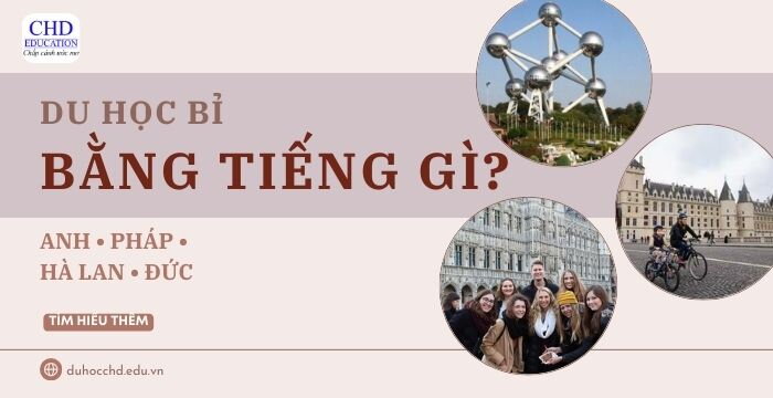 DU HỌC BỈ BẰNG NGÔN NGỮ NÀO? TIẾNG ANH, HÀ LAN, PHÁP HAY ĐỨC?