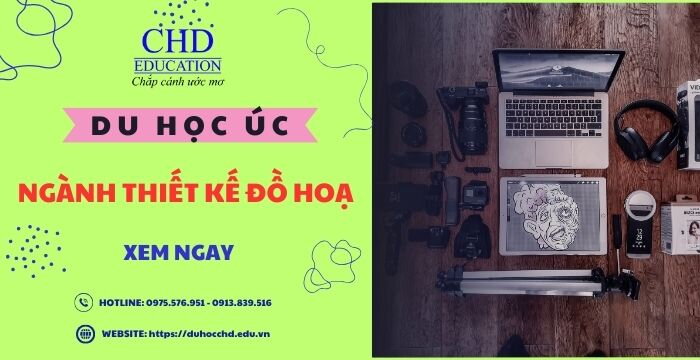 DU HỌC ÚC NGÀNH THIẾT KẾ ĐỒ HOẠ - NGÀNH HỌC HOT DÀNH CHO CÁC BẠN ĐAM MÊ SÁNG TẠO