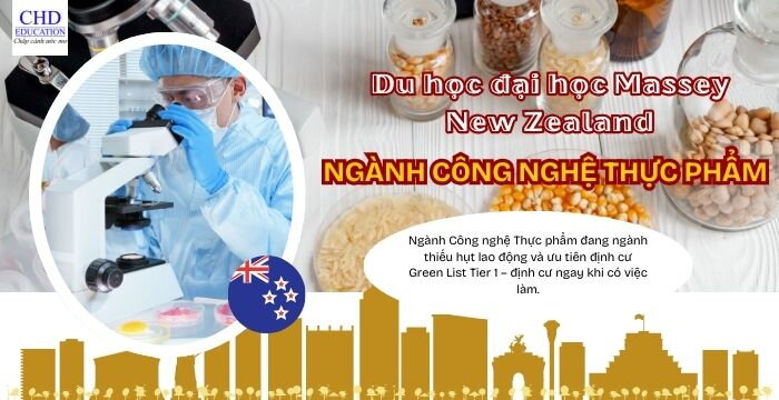 VÌ SAO NÊN DU HỌC CHƯƠNG TRÌNH CỬ NHÂN DANH DỰ NGÀNH CÔNG NGHỆ THỰC PHẨM TẠI ĐẠI HỌC MASSEY, NEW ZEALAND