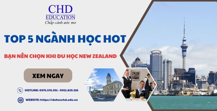 TOP 5 NGÀNH HỌC HOT BẠN NÊN LỰA CHỌN KHI ĐI DU HỌC NEW ZEALAND.