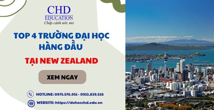 TOP 4 TRƯỜNG ĐẠI HỌC HÀNG ĐẦU BẠN NÊN DU HỌC KHI TỚI NEW ZEALAND