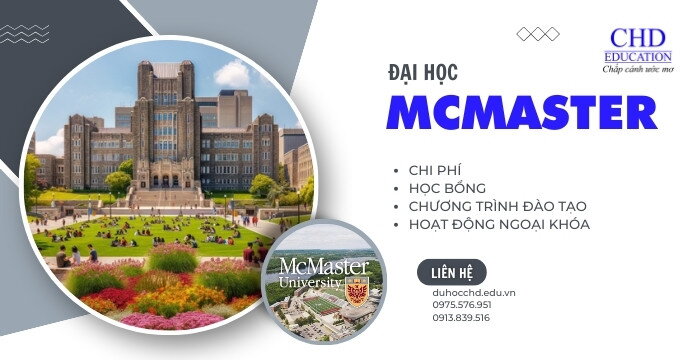 DU HỌC CANADA TẠI ĐẠI HỌC MCMASTER UNIVERSITY - NGÔI TRƯỜNG NGHIÊN CỨU CÔNG LẬP HÀNG ĐẦU XỨ SỞ LÁ PHONG ĐỎ