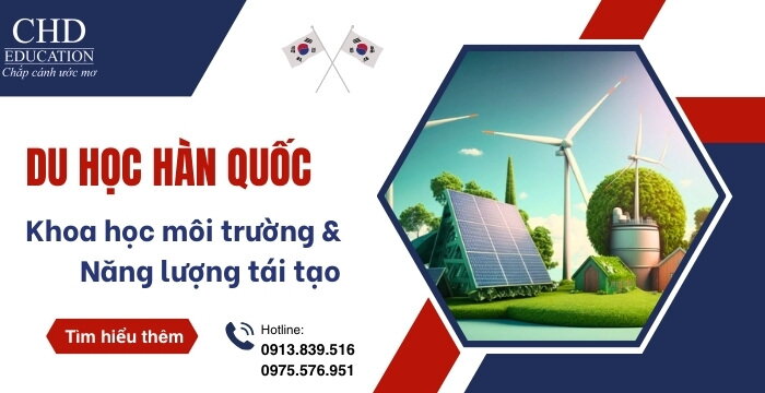 DU HỌC HÀN QUỐC NGÀNH KHOA HỌC MÔI TRƯỜNG VÀ NĂNG LƯỢNG TÁI TẠO NÊN CHỌN TRƯỜNG NÀO?