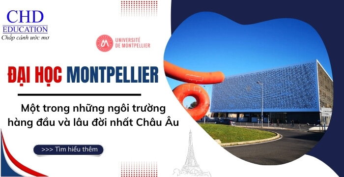 ĐẠI HỌC MONTPELLIER UNIVERSITY PHÁP - MỘT TRONG NHỮNG NGÔI TRƯỜNG LÂU ĐỜI NHẤT CHÂU ÂU