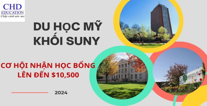 DU HỌC MỸ KHỐI SUNY CƠ HỘI NHẬN HỌC BỔNG LÊN ĐẾN $10,500