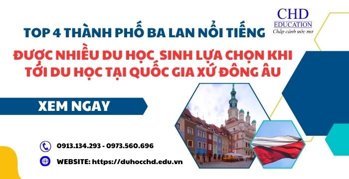 TOP 4 THÀNH PHỐ BA LAN NỔI TIẾNG ĐƯỢC NHIỀU DU HỌC SINH LỰA CHỌN KHI TỚI DU HỌC TẠI QUỐC GIA XỨ ĐÔNG ÂU