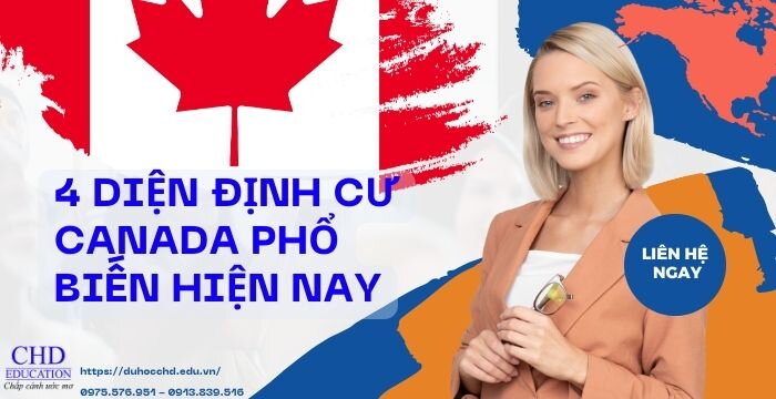 4 DIỆN ĐỊNH CƯ CANADA PHỔ BIẾN HIỆN NAY