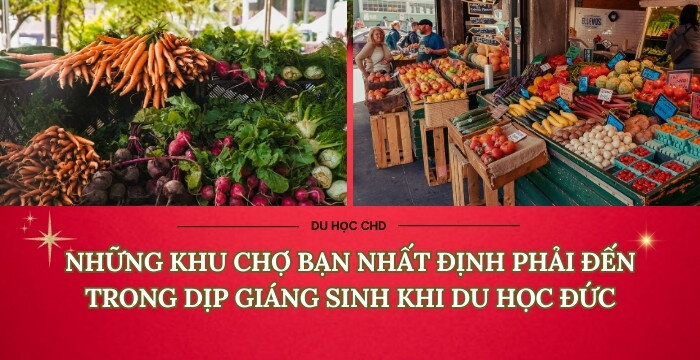 NHỮNG KHU CHỢ BẠN NHẤT ĐỊNH PHẢI ĐẾN TRONG DỊP GIÁNG SINH KHI DU HỌC ĐỨC